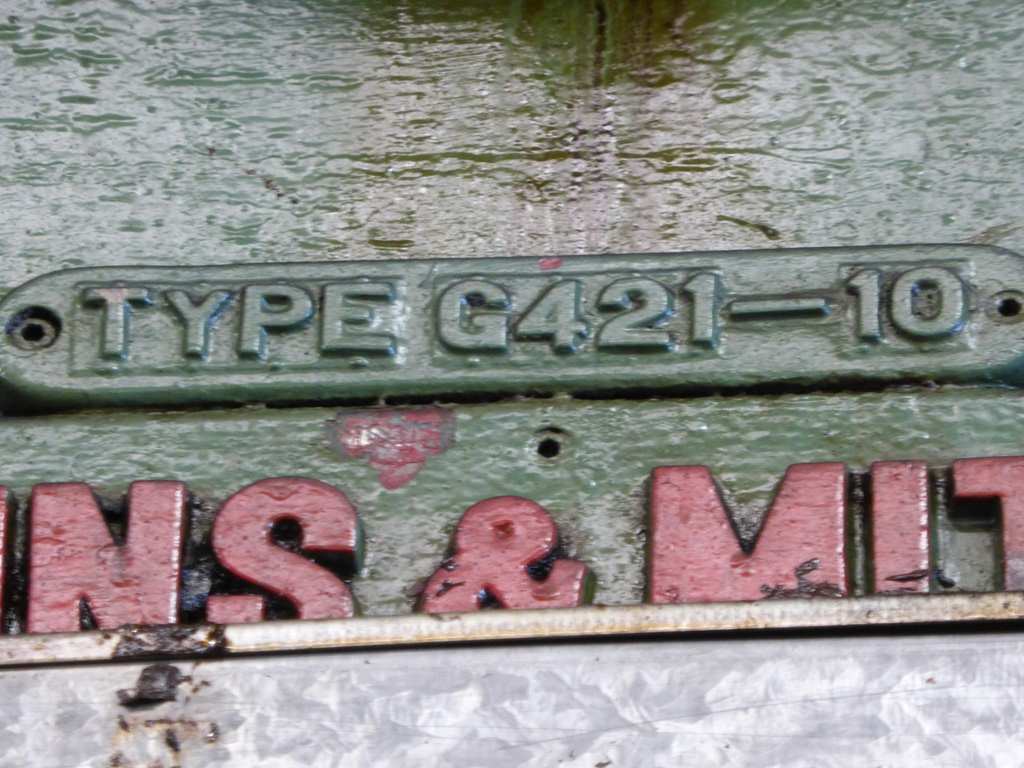 WILKINS & MITCHELL G421-10 